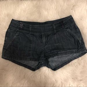 Denim shorts